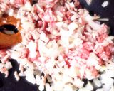 レンジで簡単！かぼちゃのミートグラタン？作り方5写真