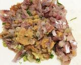 簡単 梅風味のさっぱり鯵のなめろう作り方8写真