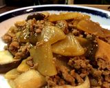 大根と挽肉のオイスターソース炒め。作り方6写真