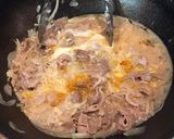 ヘルシー！牛丼の卵とじ♪ラカントS使用☆作り方4写真