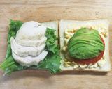 塩レモン鶏ハム☆わんぱくサンド♪作り方3写真