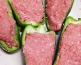 ピーマンの肉詰め♪玉ねぎ氷入り肉だね作り方5写真