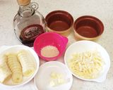 簡単♡ココットdeバナナチーズ焼き♬作り方1写真