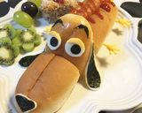 キャラ弁☆スリンキードッグなホットドッグ作り方15写真