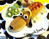 キャラ弁☆スリンキードッグなホットドッグ作り方16写真