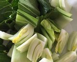 ささっと！チンゲン菜と厚揚げの煮びたし作り方1写真