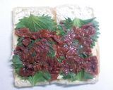 梅大葉チーズのお揚げクルクル串作り方1写真