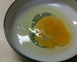 卵一個でふっくら♥卵焼き作り方1写真