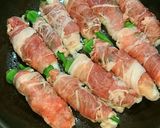 ビールがうまい！オクラと長芋の豚肉巻き作り方3写真