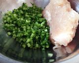 カブの葉入りヘルシー鶏つくねと、お浸し♪作り方1写真