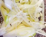 【簡単5分】豚コマの塩ネギ和え♬作り方1写真