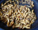 ピリっと旨い！きのこのバター醤油パスタ作り方4写真