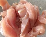 焼肉のタレで鶏胸肉とキャベツの炒め物作り方1写真