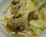 レンジで煮物＊春キャベツと鯖缶作り方3写真