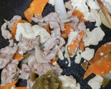 さっぱり豚肉の梅肉炒め★梅酒の梅リメイク作り方7写真