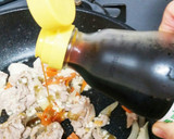 さっぱり豚肉の梅肉炒め★梅酒の梅リメイク作り方8写真