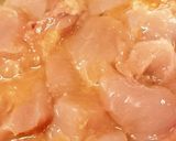簡単やわらかい鶏胸肉一口チキンカツ常備菜作り方1写真