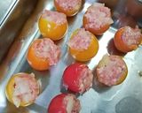 お弁当にも！ミニトマトの肉詰め作り方4写真