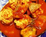 チキンボール入りラタトゥイユ♪作り方5写真