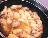 鳥手羽と長芋の煮物作り方4写真