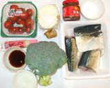 魚・サバとブロッコリーの中華風豆板醤炒め作り方1写真