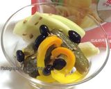 青パパイヤとパプリカのピクルス作り方3写真