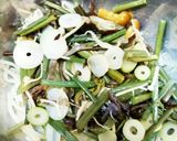 タコと山菜のもやしサラダ作り方4写真