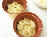 簡単♡ココットdeバナナチーズ焼き♬作り方2写真