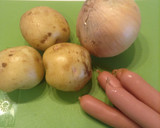 簡単♪新じゃがと新たまねぎのササッと炒め作り方1写真