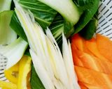 牛タンと野菜の塩炒め作り方1写真