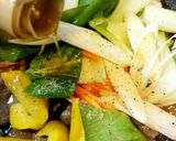 牛タンと野菜の塩炒め作り方4写真