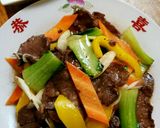 牛タンと野菜の塩炒め作り方5写真