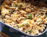 鶏むね挽き肉の親子丼弁当作り方11写真