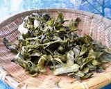 京番茶　茶摘みをした茶葉で作り方2写真