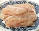 カレー風味のささみ♪作り方1写真
