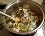 ハチク（淡竹）と霜降りシメジの味噌汁作り方7写真
