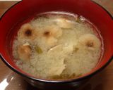 ハチク（淡竹）と霜降りシメジの味噌汁作り方8写真