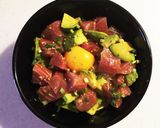簡単！アボカドまぐろユッケ丼作り方4写真