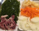 常備菜にも◎イカゲソと切り昆布の煮物作り方1写真
