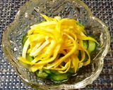 錦糸卵トッピング酢の物~♪作り方4写真