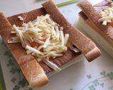 朝はこれでOK!たまチートースト♪作り方2写真