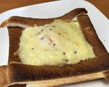 朝はこれでOK!たまチートースト♪作り方3写真