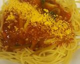 スパイシーミートソースonチーザ作り方8写真