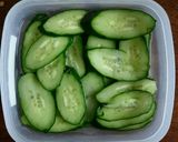 料理に使う きゅうり塩漬け(保存食)作り方8写真