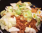 簡単子供ランチ☆サッポロ一番コーン焼そば作り方5写真