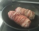 豚薄切り肉チャーシュー風☆固まり煮豚棒作り方5写真