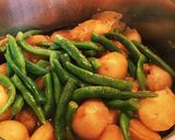 新じゃが×いんげん豆の煮っころがし♡作り方5写真