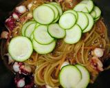フライパンひとつ♪うめ～ワンポットパスタ作り方2写真