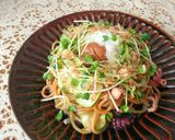 フライパンひとつ♪うめ～ワンポットパスタ作り方3写真