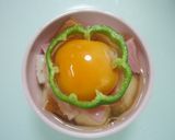 ＊食パンとベーコンのミニココット＊作り方4写真
